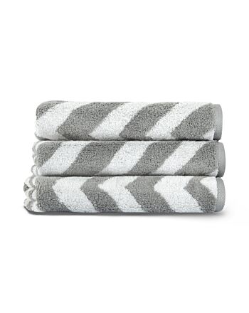 Chevron Yarn Dyed Towel Aerocotton ® - Hand Towel - 40x71