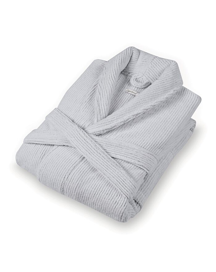 Slim Ribbed Bathrobe - Bathrobe For Adult